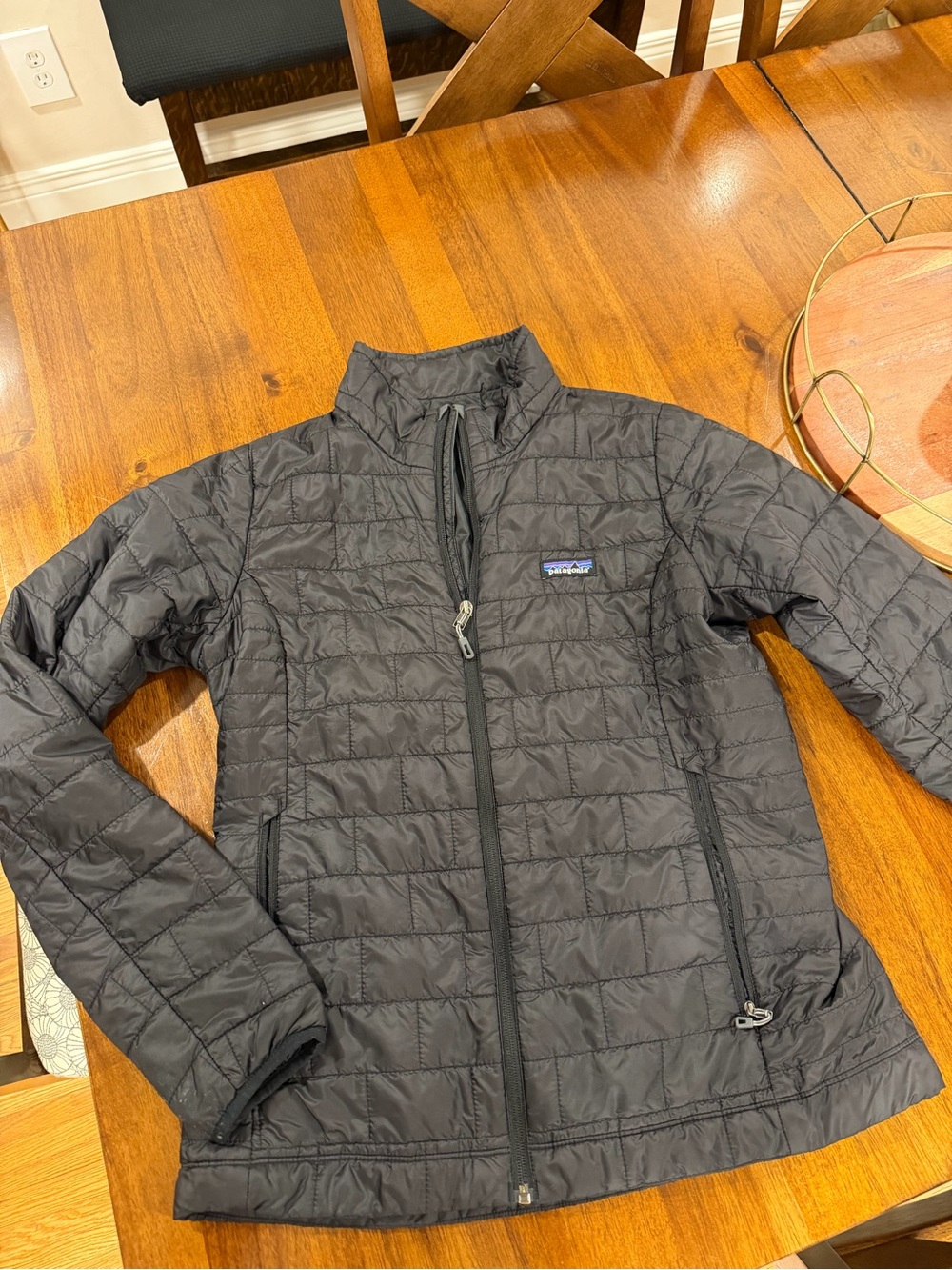 Patagonia Black Quilted Lightweight Jacket